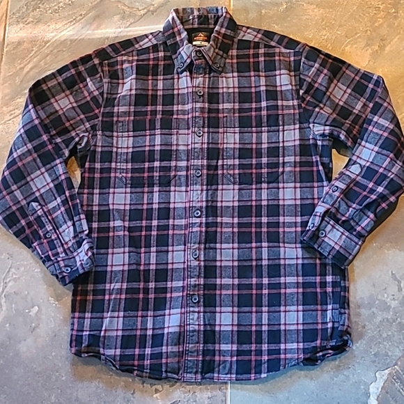 Men's Ridgecut Plaid Heavy Weight Flannel Size Medium - Picture 4 of 11